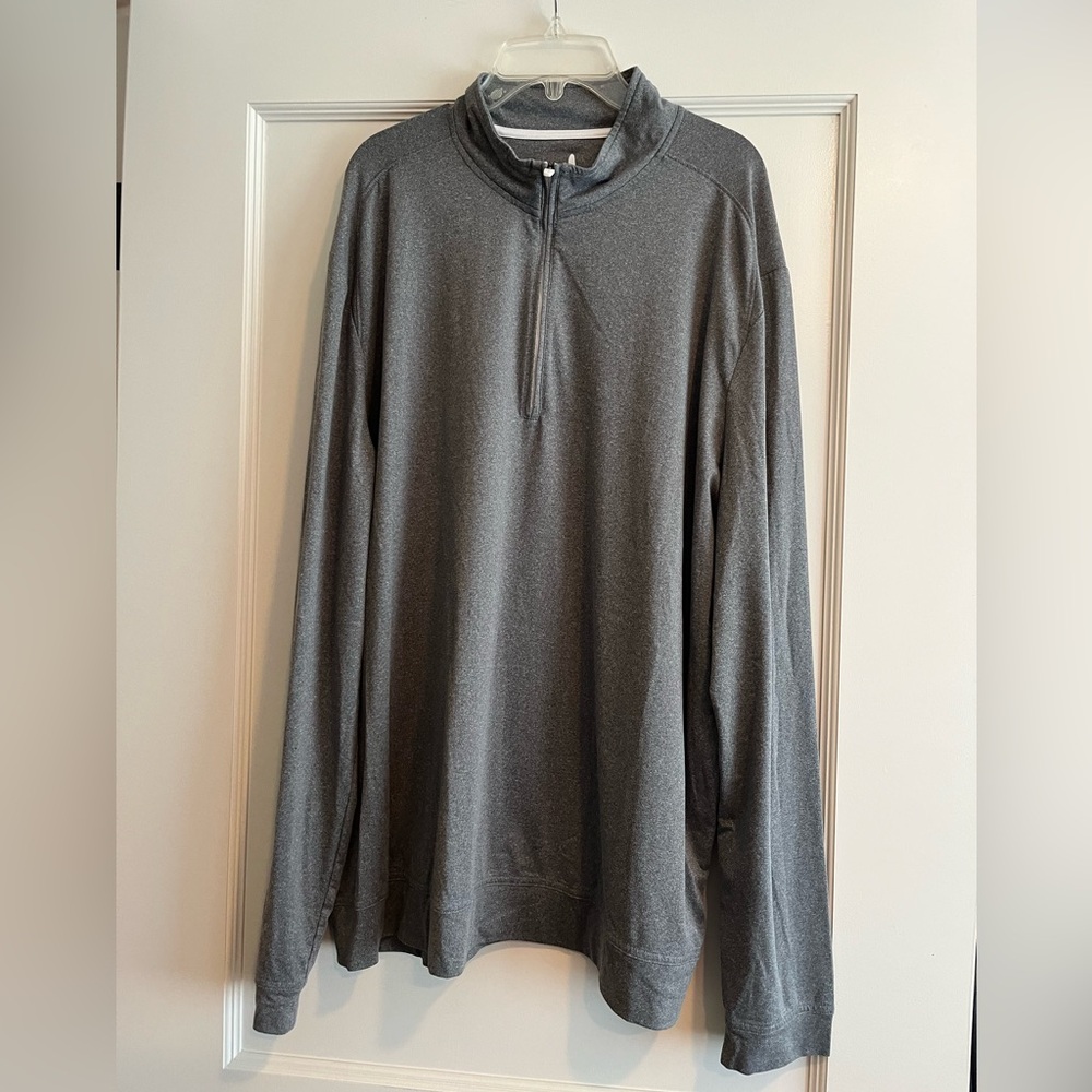 johnnie-O Charcoal Heather Pullover